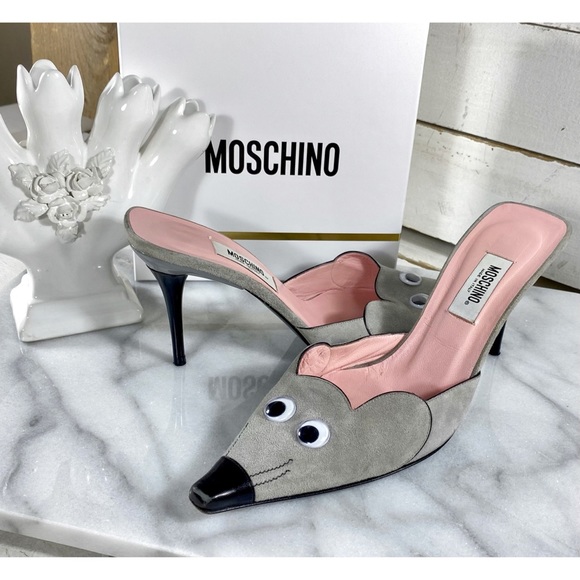 |SOLD| Moschino Couture Avantgarde Mouse Pumps - Picture 2 of 8